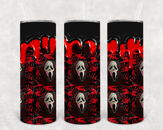 Scream 20 Oz Skinny Tumbler