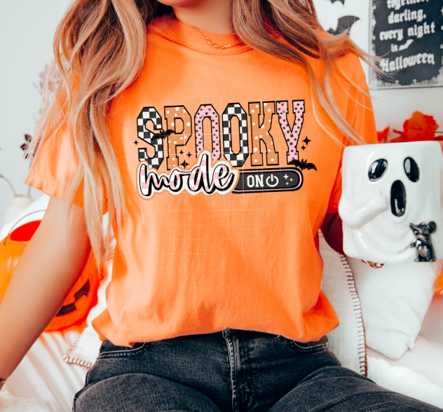 Spooky Mode On Graphic Tee