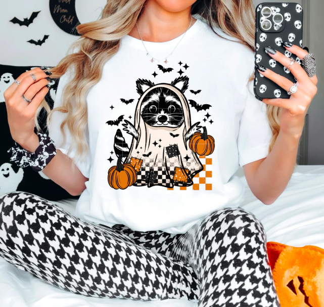 Scary Racoon Graphic Tee