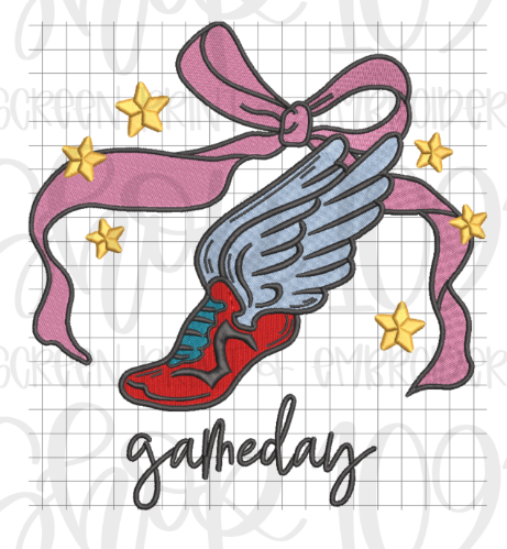 Gameday Track Embroidered Shirt