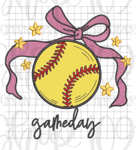 Gameday Softball Embroidered Shirt