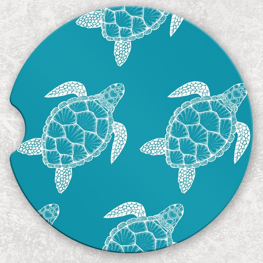 Car Coaster Set - Sea Turtles