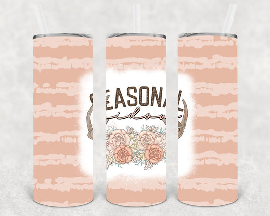 Seasonal Widow 20 Oz Skinny Tumbler