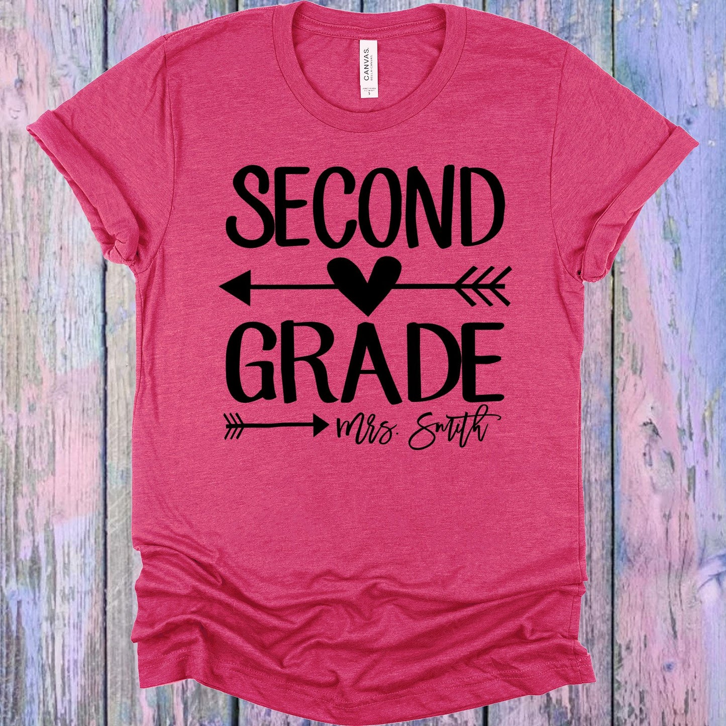 Teacher And Grade Customized Graphic Tee Graphic Tee