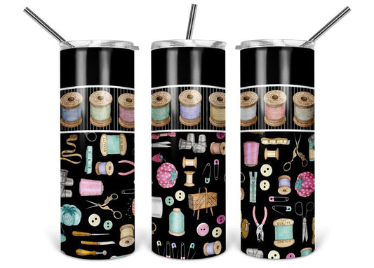 Sewing 20 Oz Skinny Tumbler