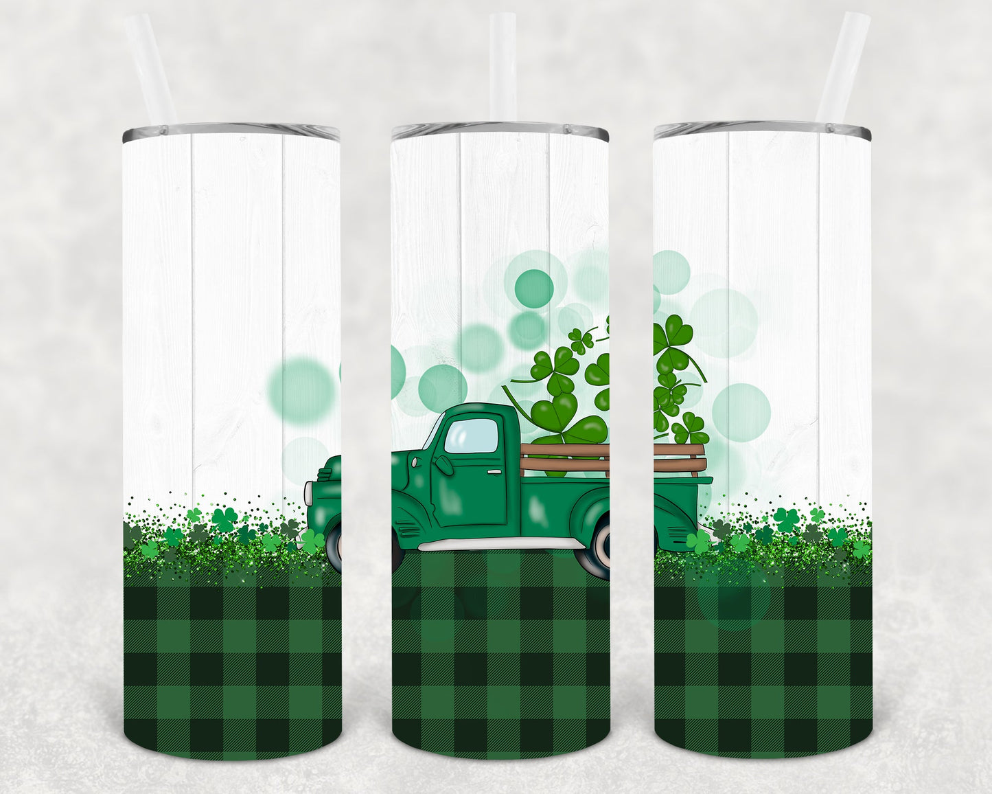 Shamrock Truck 20 Oz Skinny Tumbler