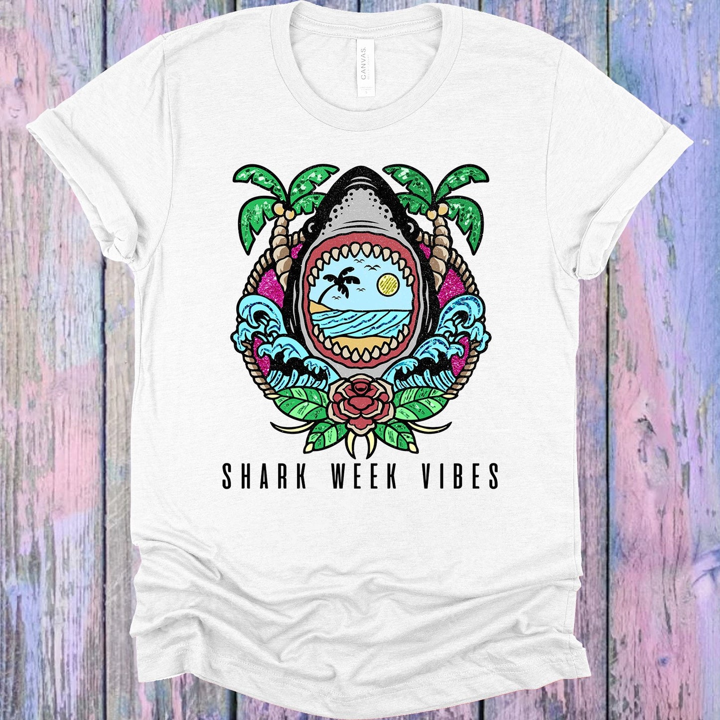 Shark Week Vibes Graphic Tee Graphic Tee