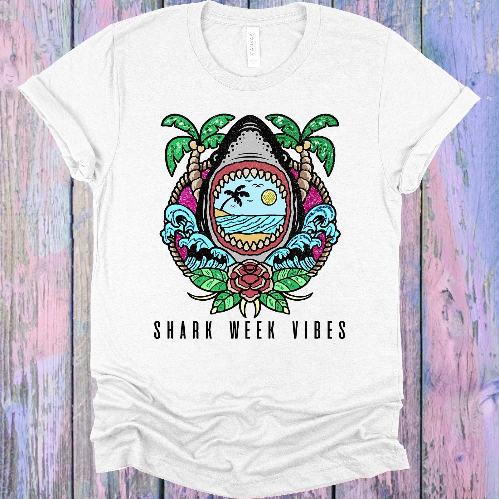 Shark Week Vibes Graphic Tee Graphic Tee