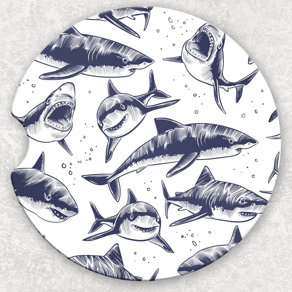 Car Coaster Set - Sharks