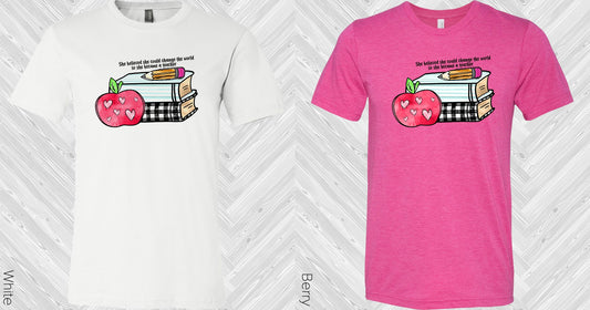 She Believed Could Change The World Graphic Tee Graphic Tee