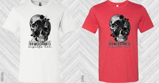 She Blooms Even When Darkness Engulfs Her Graphic Tee Graphic Tee