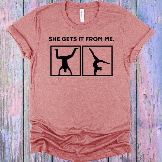 She Gets It From Me Graphic Tee Graphic Tee