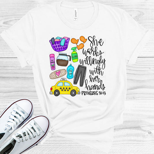 She Works Willingly With Her Hands - Sahm Graphic Tee Graphic Tee