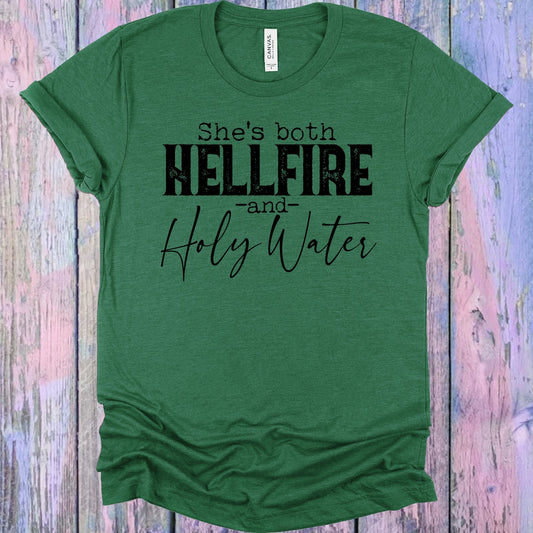 Shes Both Hellfire And Holy Water Graphic Tee Graphic Tee
