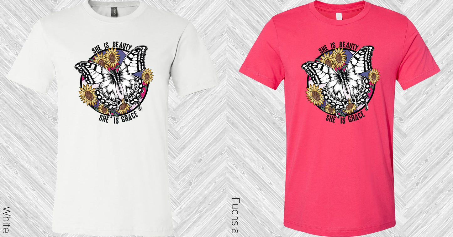 She Is Beauty Grace Graphic Tee Graphic Tee