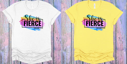 She Is Fierce Graphic Tee Graphic Tee