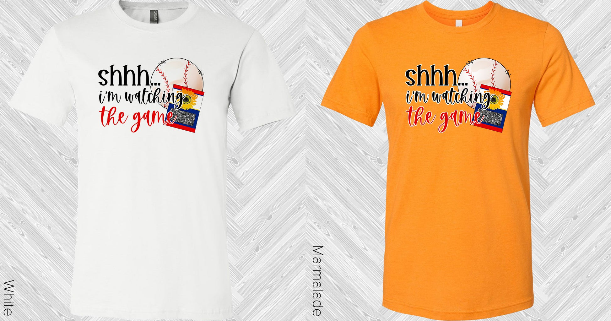 Shh Im Watching The Game Graphic Tee Graphic Tee