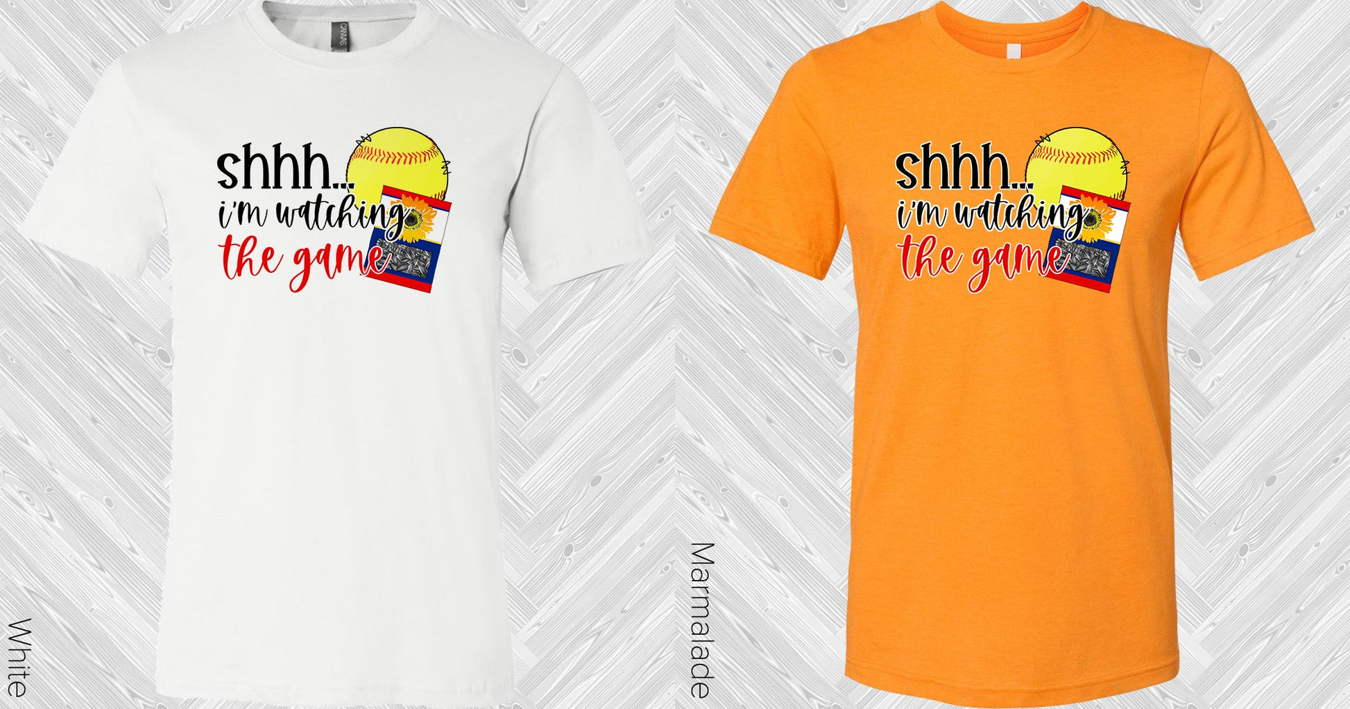 Shh Im Watching The Game Graphic Tee Graphic Tee