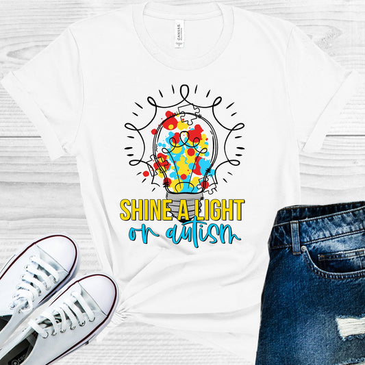 Shine A Light On Autism Graphic Tee Graphic Tee
