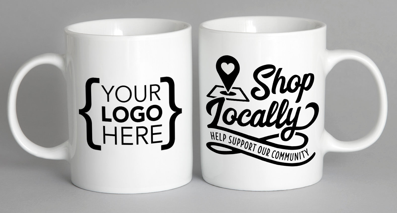 Shop Locally Help Support Our Community Mug Coffee