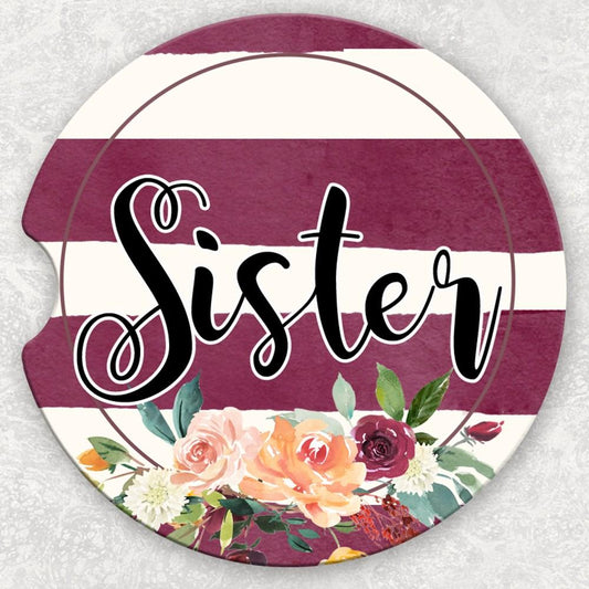 Car Coaster Set - Sister