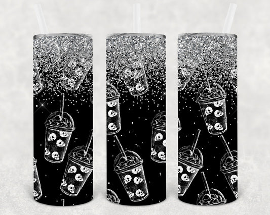 Skellie Coffee 20 Oz Skinny Tumbler