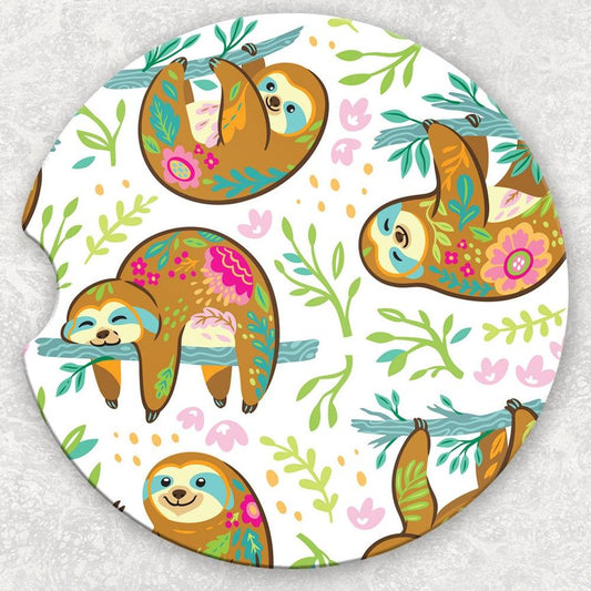 Car Coaster Set - Sloth