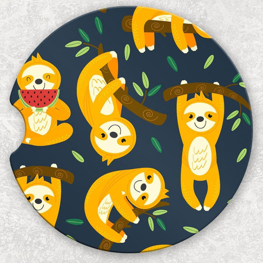 Car Coaster Set - Sloths