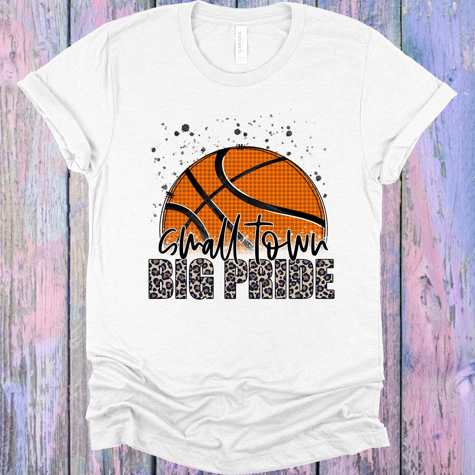 Small Town Big Pride Basketball Graphic Tee Graphic Tee