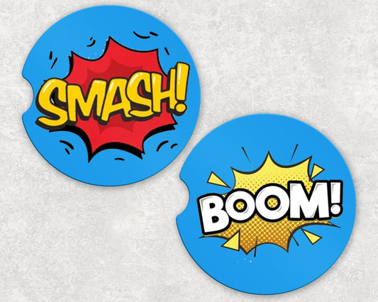 Car Coaster Set - Smash Boom