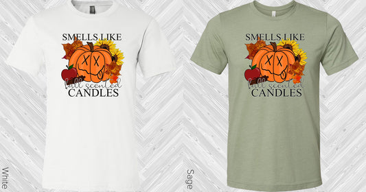 Smells Like Fall Scented Candles Graphic Tee Graphic Tee