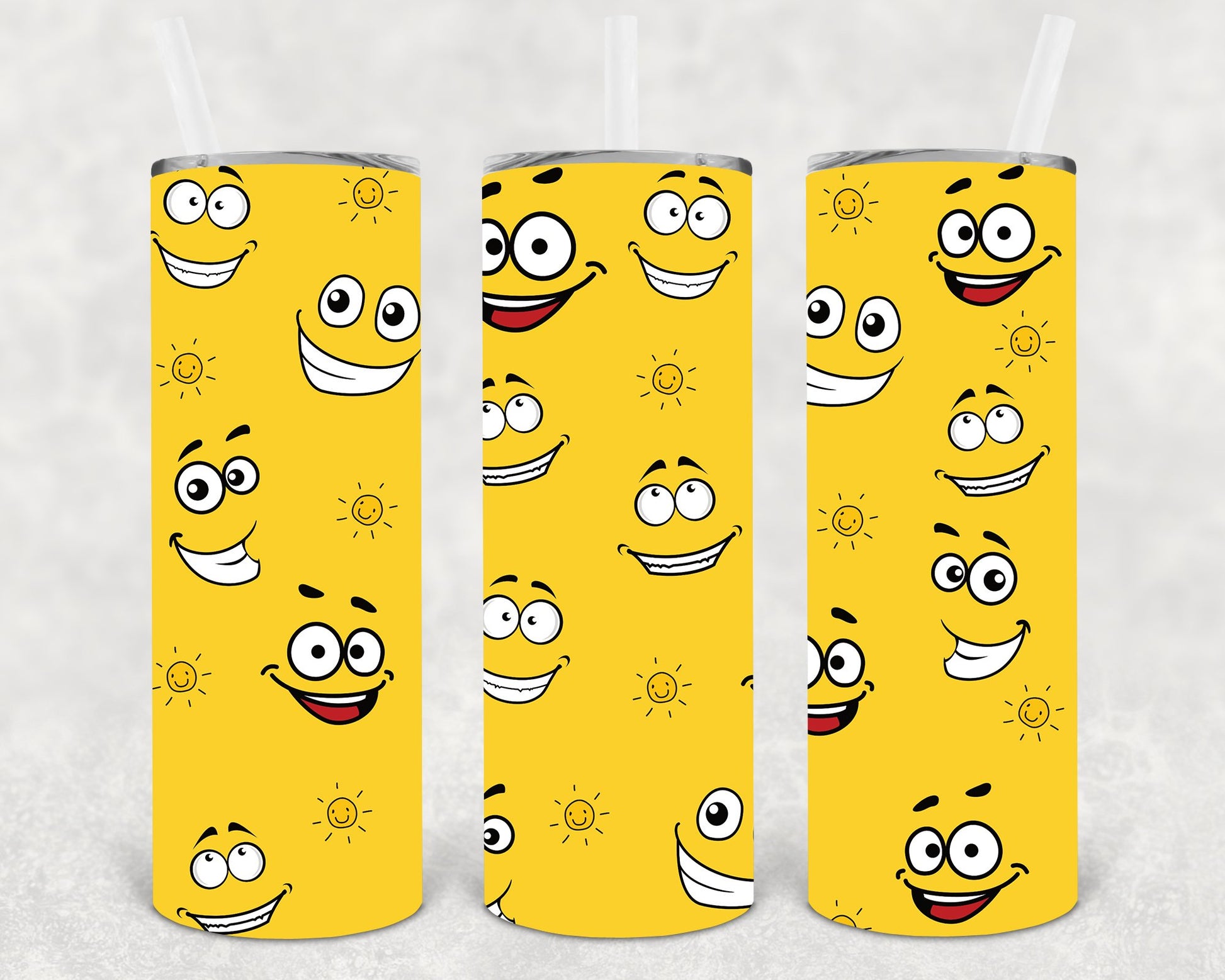 Smiles 20 Oz Skinny Tumbler