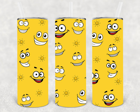Smiles 20 Oz Skinny Tumbler
