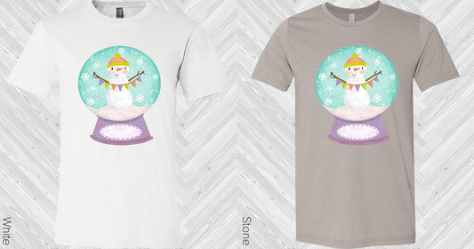 Snowman Snowglobe Graphic Tee Graphic Tee