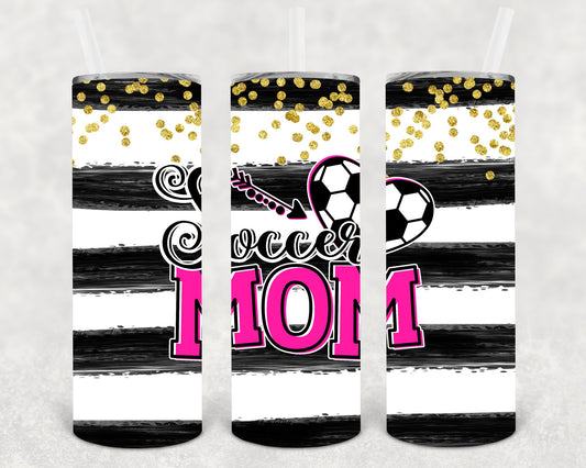 Soccer Mom 20 Oz Skinny Tumbler