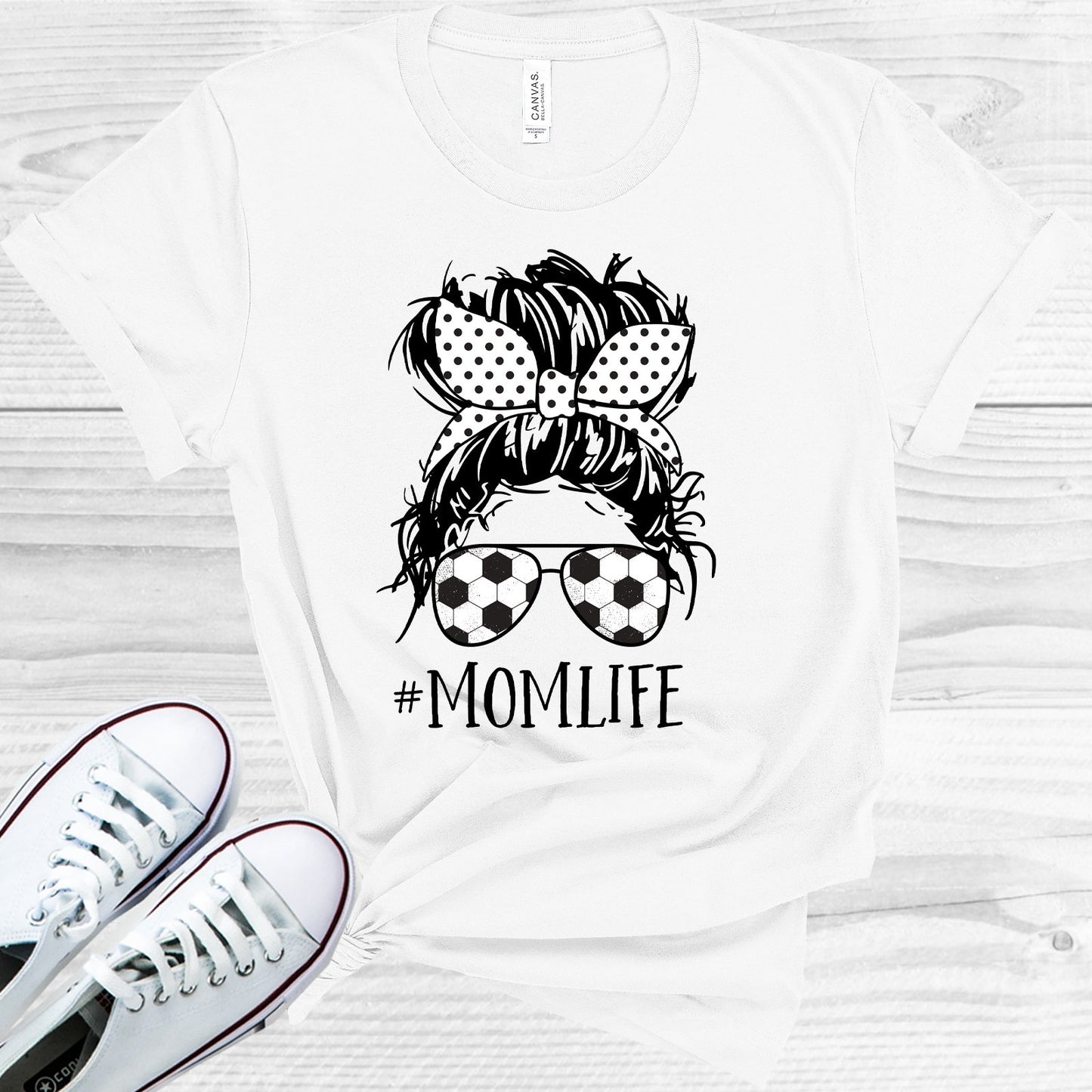 Soccer Mom Life #momlife Graphic Tee Graphic Tee