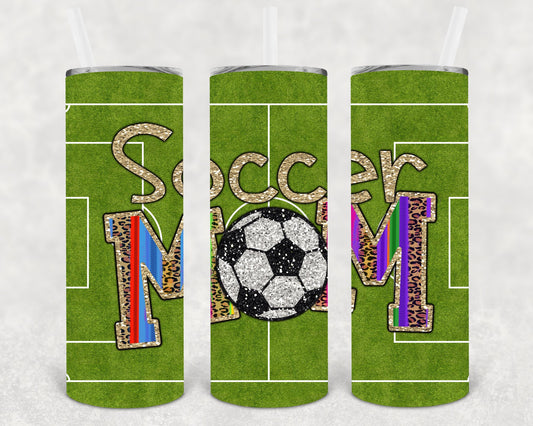 Soccer Mom 20 Oz Skinny Tumbler