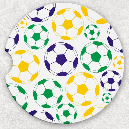 Car Coaster Set - Soccer