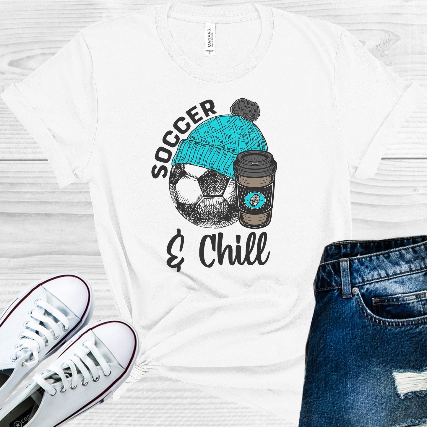 Soccer & Chill Graphic Tee Graphic Tee
