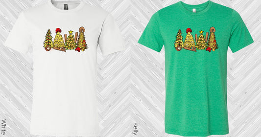 Softball Christmas Trees Graphic Tee Graphic Tee