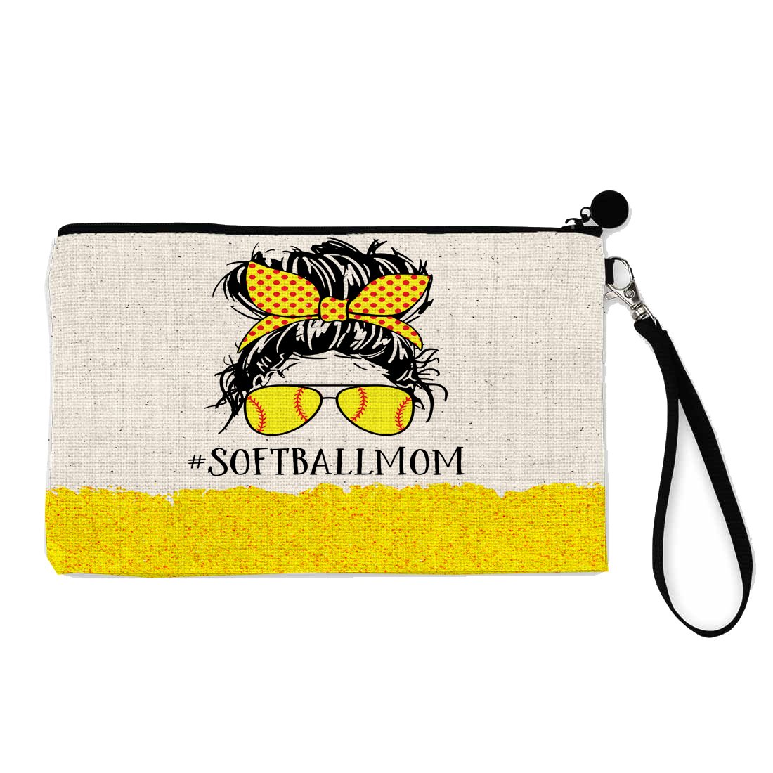 Softball Mom #softballmom Wristlet