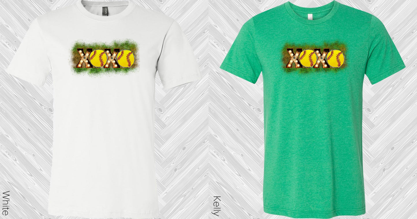 Softball Xoxo Graphic Tee Graphic Tee