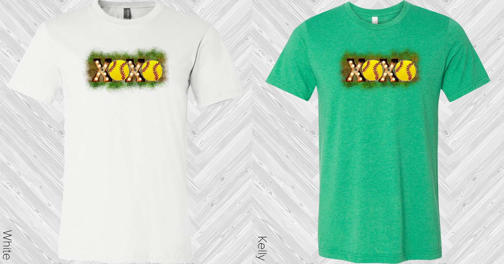 Softball Xoxo Graphic Tee Graphic Tee