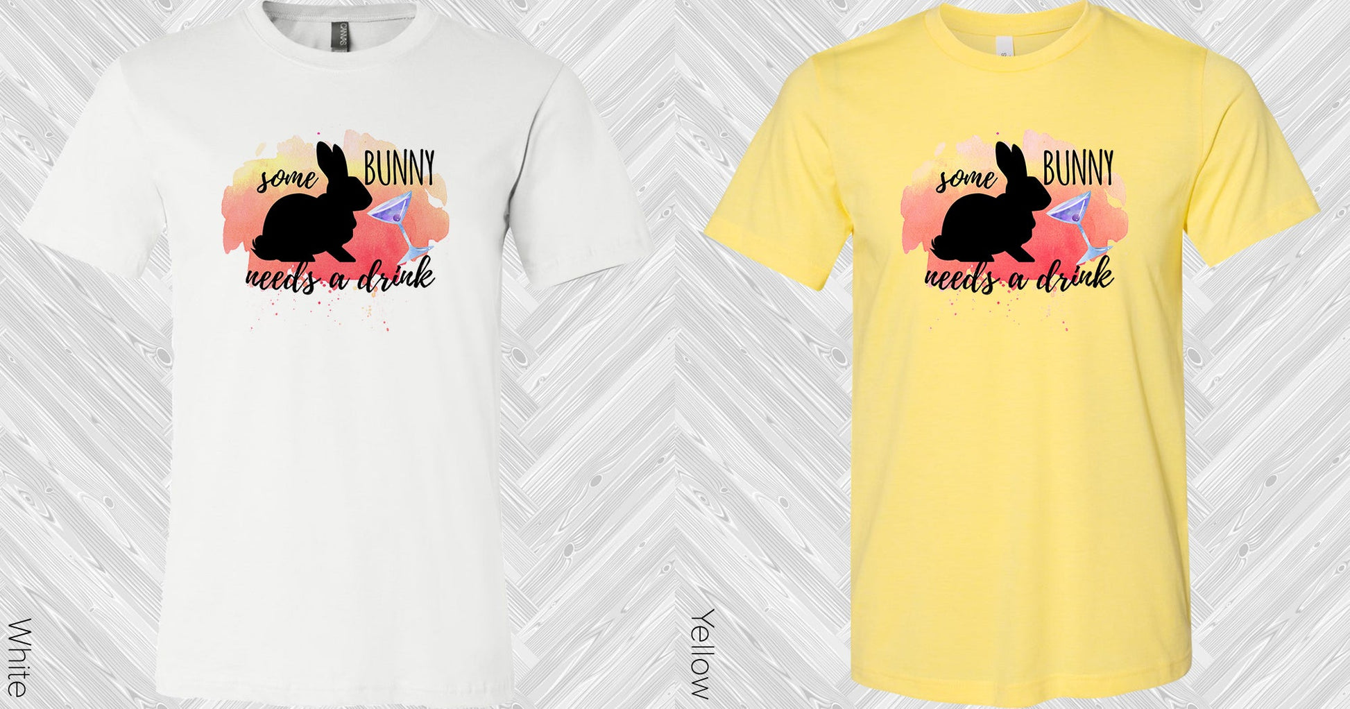 Some Bunny Needs A Drink Graphic Tee Graphic Tee