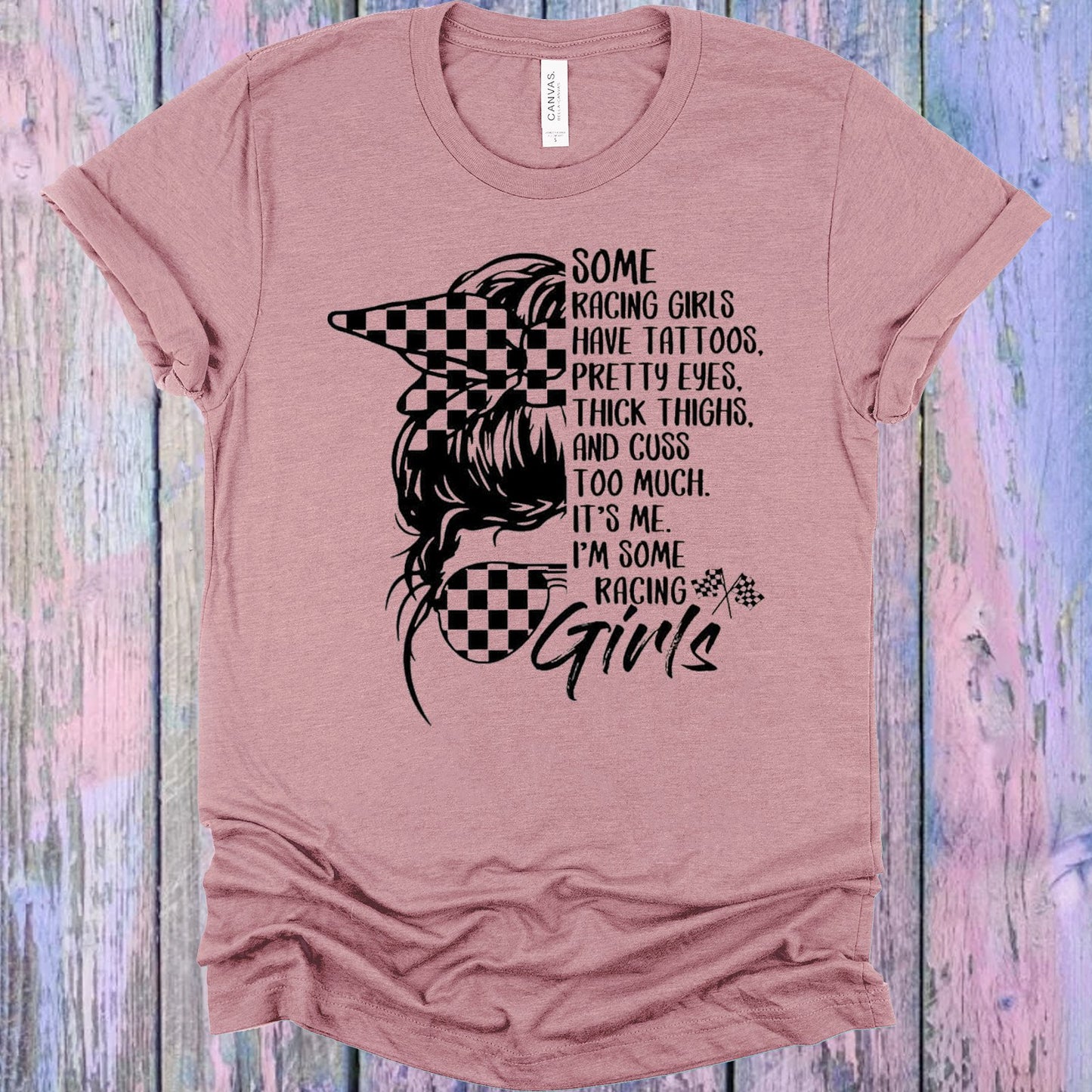 Im Some Racing Girls Graphic Tee Graphic Tee