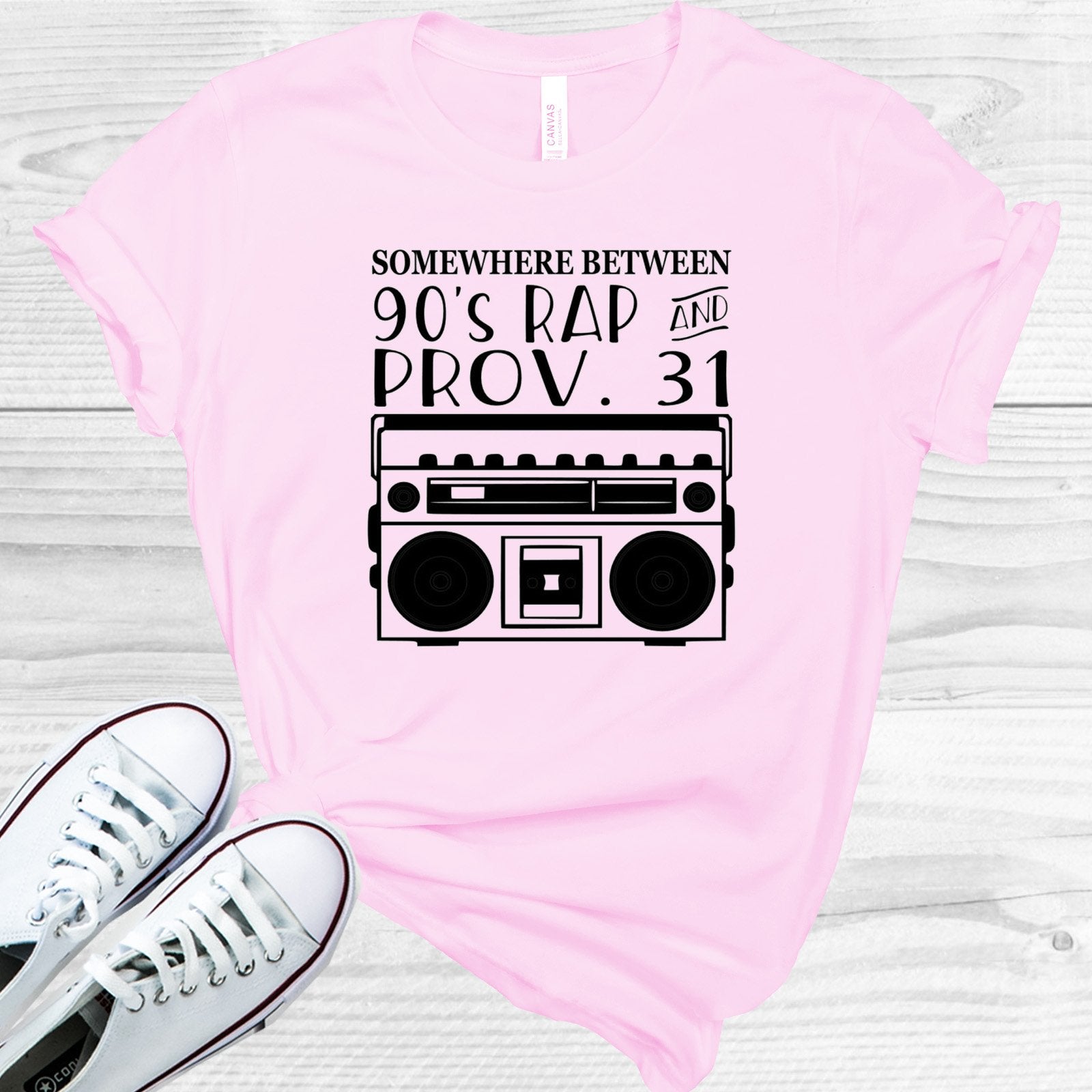 Somewhere Between 90S Rap And Prov. 31 Theres Me Graphic Tee Graphic Tee