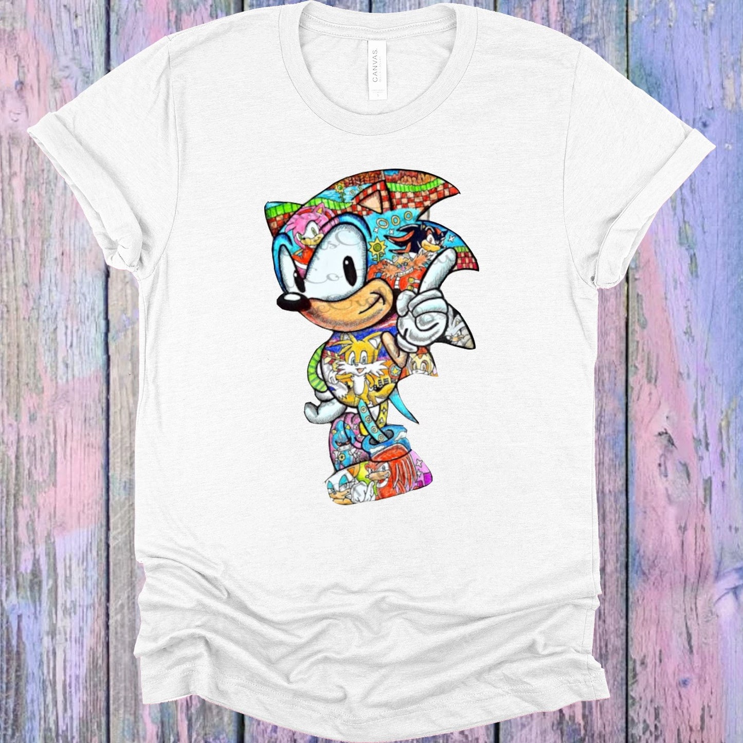 Sonic Collage Graphic Tee Graphic Tee