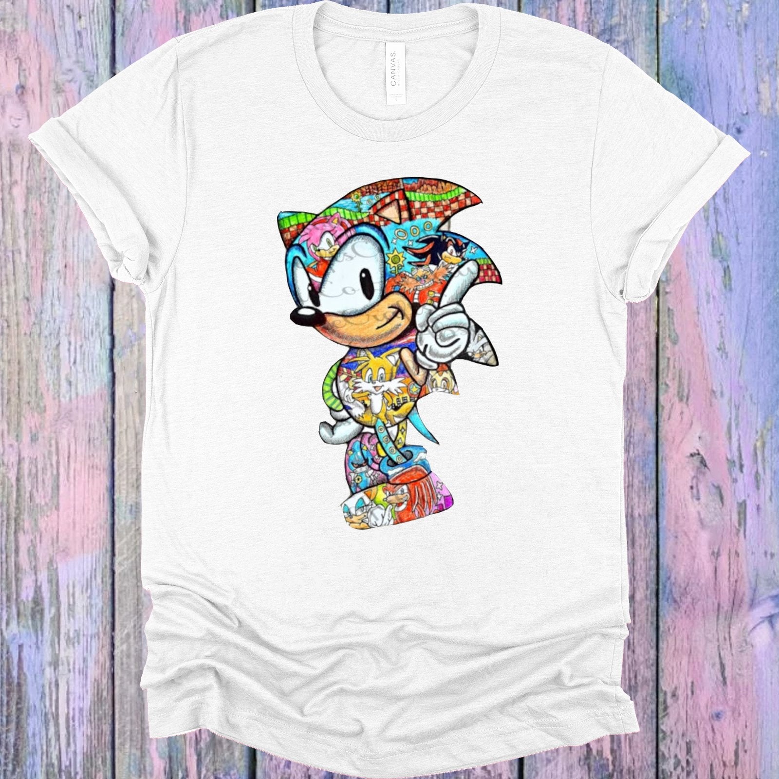 Sonic Collage Graphic Tee Graphic Tee