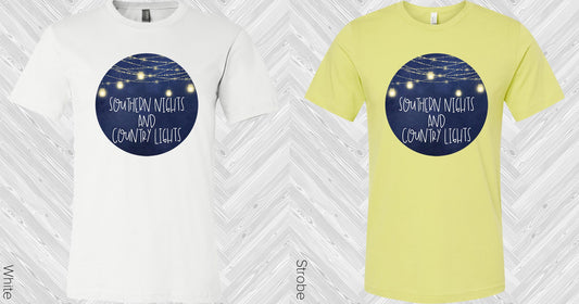 Southern Nights And Country Lights Graphic Tee Graphic Tee