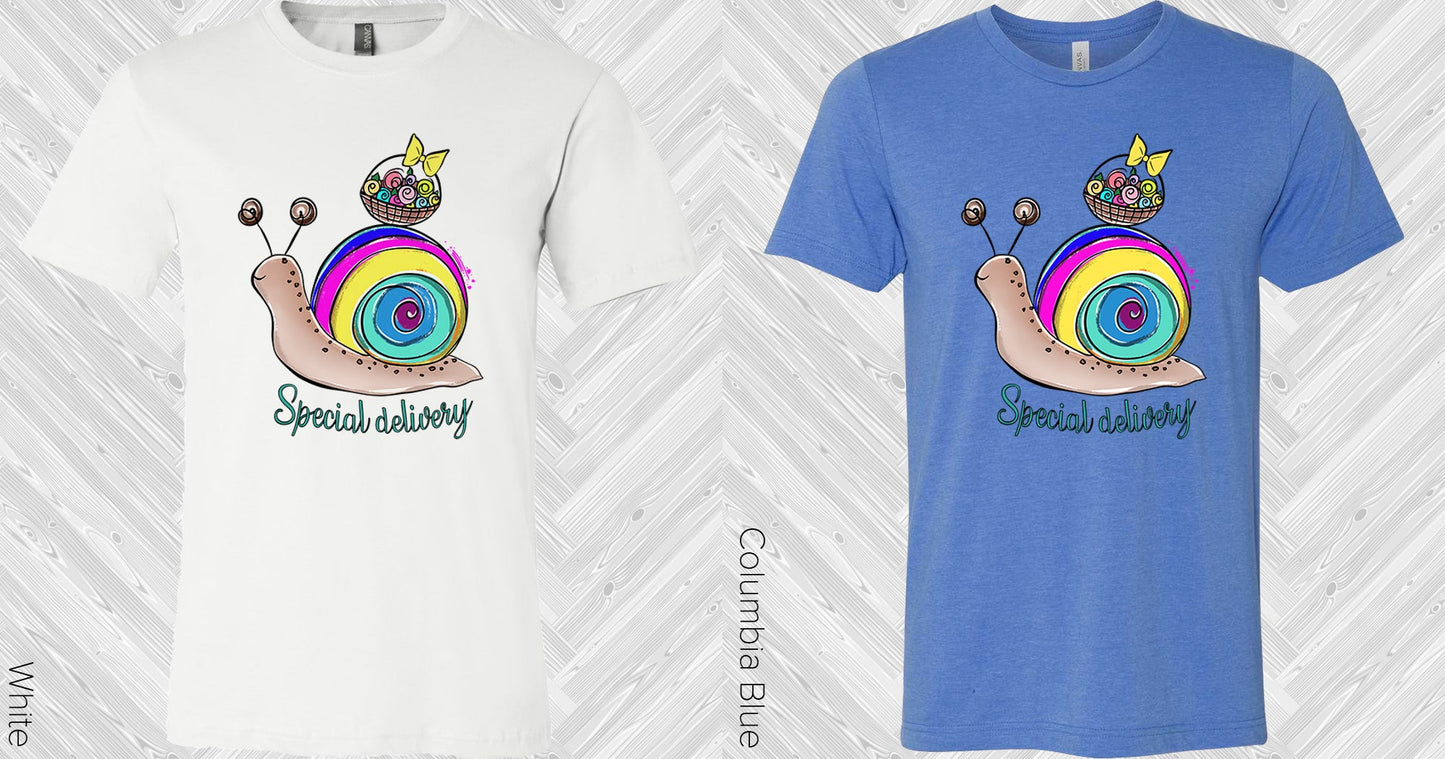 Special Delivery Snail Graphic Tee Graphic Tee